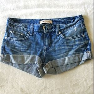 Denim shorts